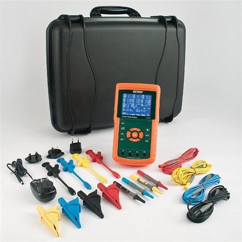 Extech PQ3450: 1200A 3-Phase Power Analyzer/Datalogger