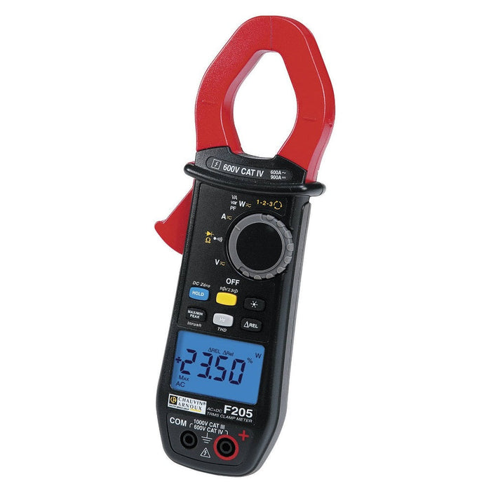 Chauvin Arnoux F205 True RMS AC/DC Digital Power Harmonic Clamp Meter