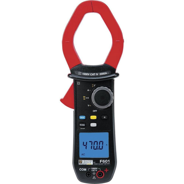 Chauvin Arnoux F601 : True RMS AC Clampmeter - Anaum - Test and Measurement