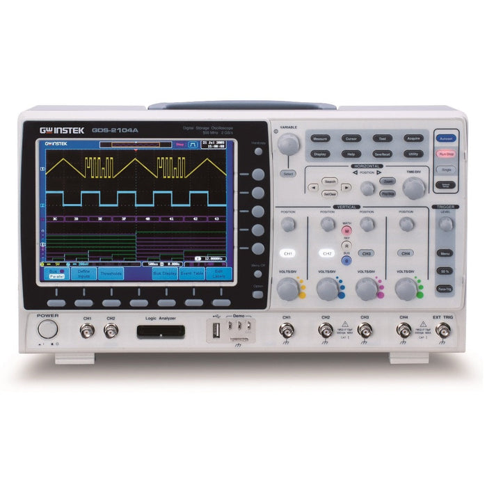 GW Instek GDS-2104A Digital Storage Oscilloscope, 100MHz, 4 Channel