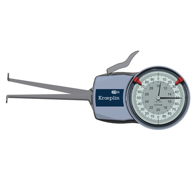 Kroeplin H210 Mechanical Internal Measuring Gauge, Range 10-30mm