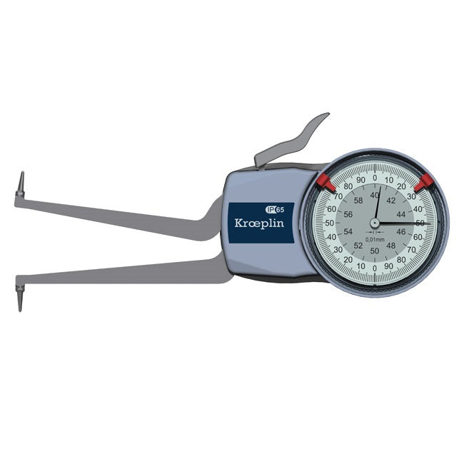 Kroeplin H240 Mechanical Internal Measuring Gauge, Range 40-60mm