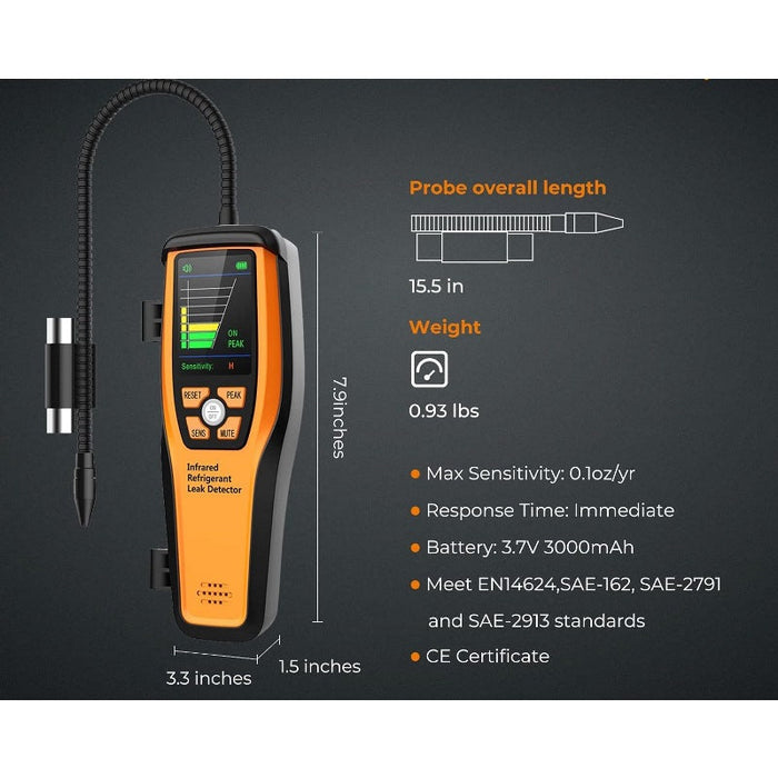 Temtop ILD-200 Infrared Refrigerant Leak Detector