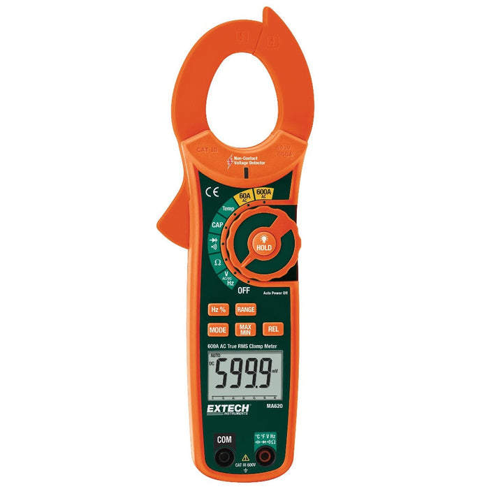 Extech MA620 600A True RMS AC Clamp Meter + NCV