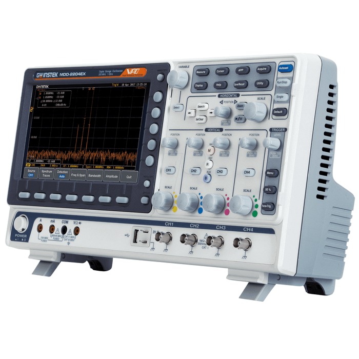 GW Instek MDO-2204EX 200MHz 4 Channel Mixed Domin Oscilloscope