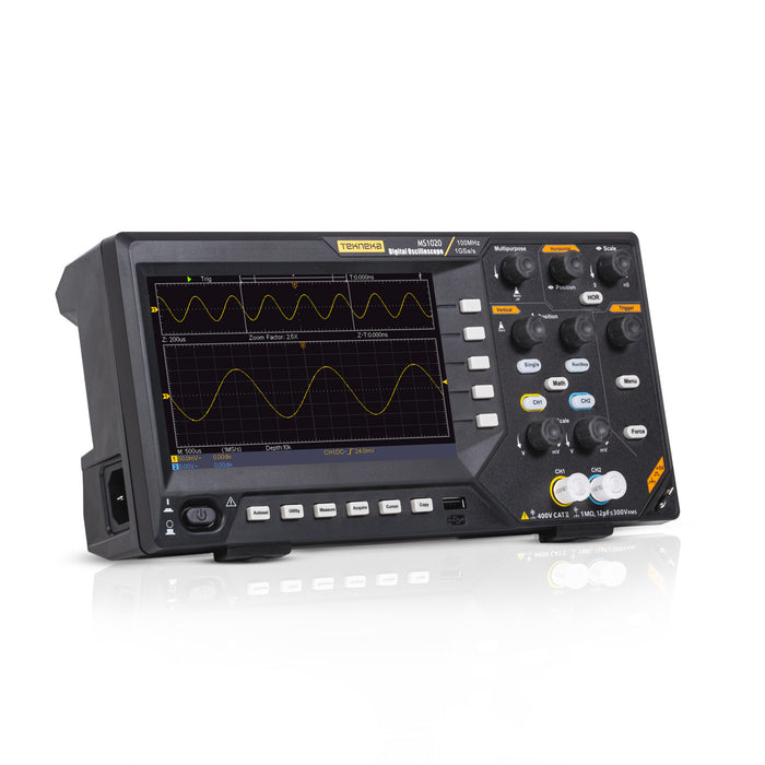 Tekneka MS1020 Digital Oscilloscope (2-Channel, 100MHz)