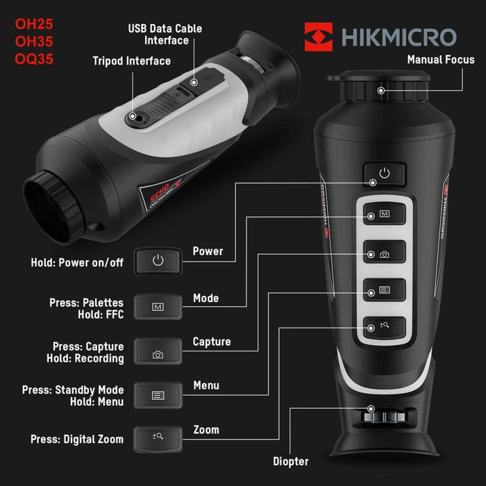 HIKMICRO OWL OH35 Handheld Thermal Monocular Camera