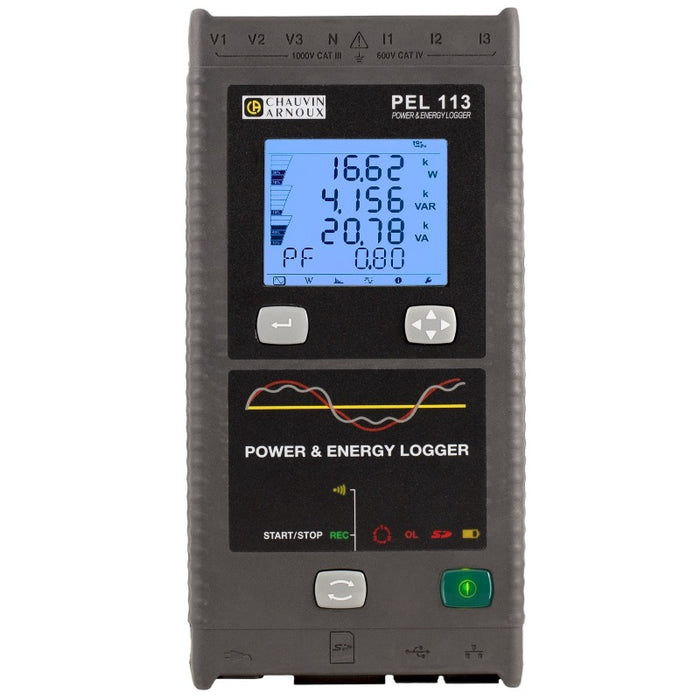 Chauvin Arnoux PEL113 Power & Energy Logger