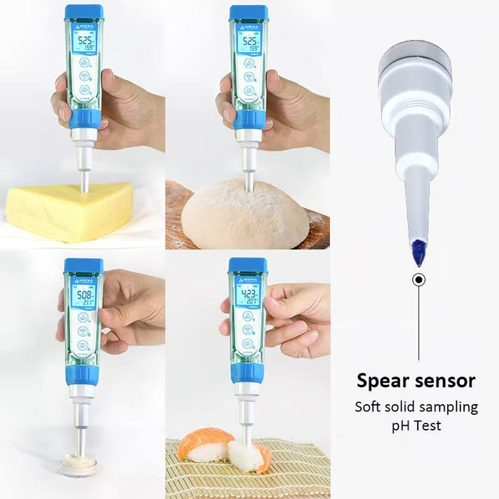 Apera PH60S-Z Smart Spear pH Tester Kit For Food/Solid/Viscous Samplings