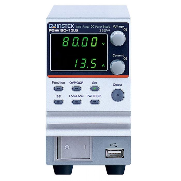 GW Instek PSW 80-13.5 Programmable Switching DC Power Supply 80V, 13.5A, 360W