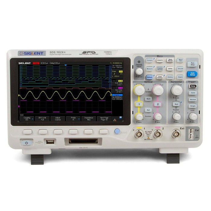 Siglent SDS1102X+: 100MHz Digital Oscilloscope