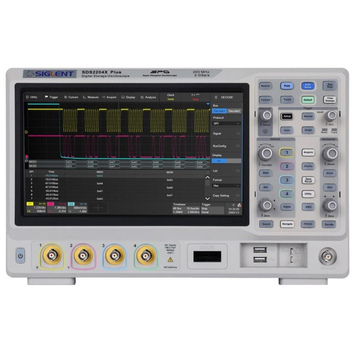 Siglent SDS2204X Plus 200MHz Digital Storage Oscilloscope (SPO)