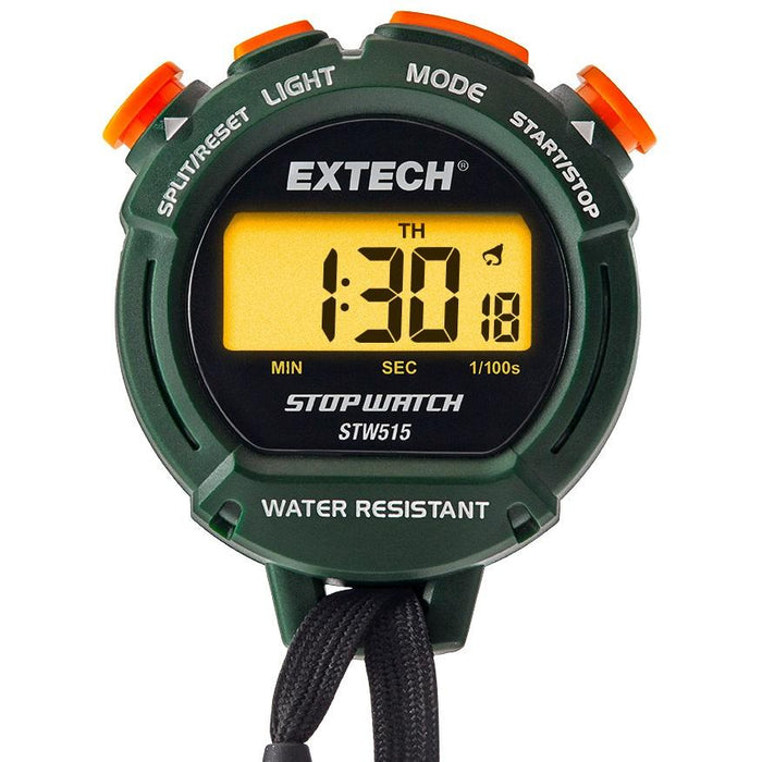 Extech STW515 Stopwatch/Clock with Backlit Display