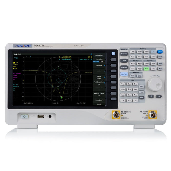 Siglent SVA1075X 7.5GHz Spectrum Analyzer & Vector Network Analyzer