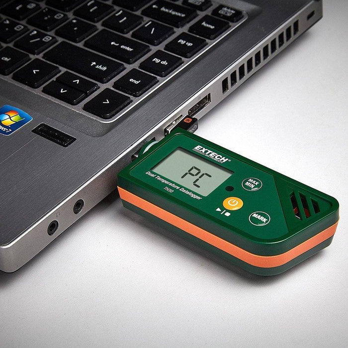 Extech TH30: USB Dual Temperature Datalogger