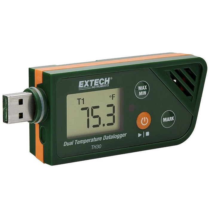 Extech TH30: USB Dual Temperature Datalogger