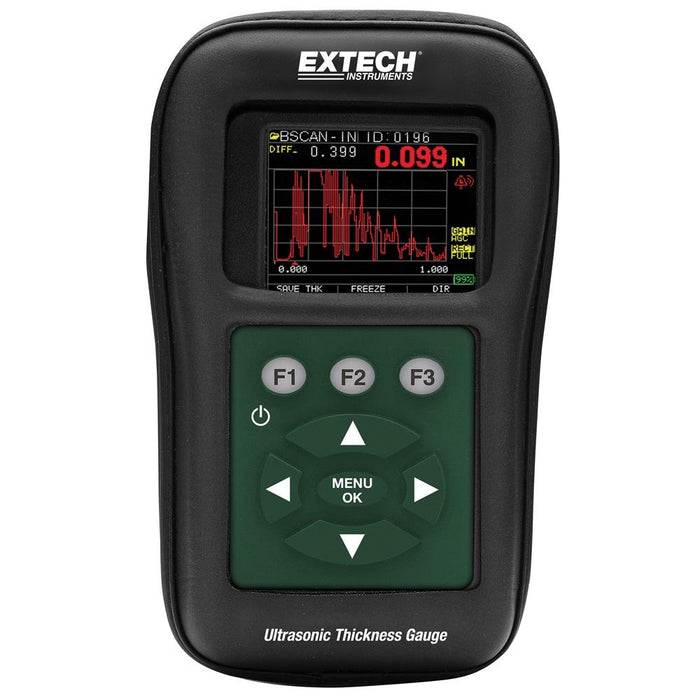 Extech TKG250: Digital Ultrasonic Thickness Gauge / Datalogger