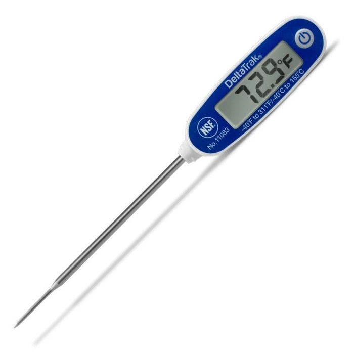 DeltaTrak 11083 FlashCheck Jumbo Display Auto-Cal Anti-Microbial Needle Tip Thermometer