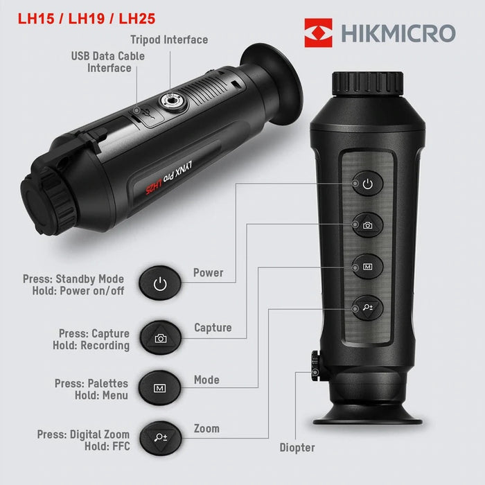 HIKMICRO LYNX Pro LH19 Handheld Thermal Monocular Camera