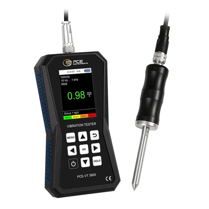 PCE-VT 3800S Vibration Meter/Data Logger