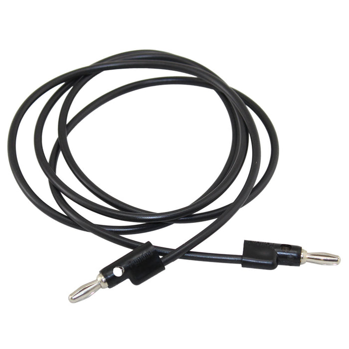 Pomona B-48-0 : Banana Plug Patch Cord (Black) 48"