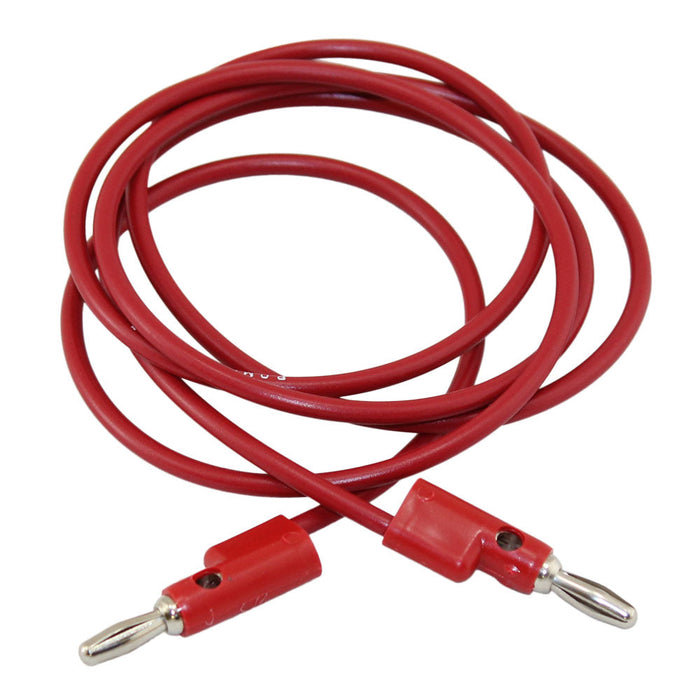 Pomona B-48-2 : Banana Plug Patch Cord (Red) 48"