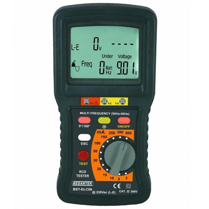 Besantek BST-ELC06 Digital RCD Tester