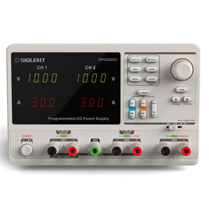 Siglent SPD3303C :  Programmable Linear DC Power Supply