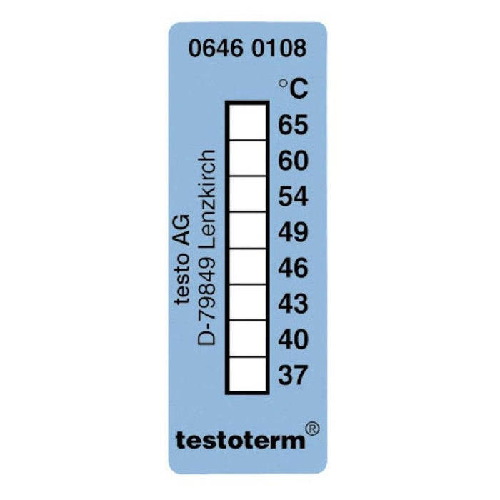 Testoterm : Thermometer Strip (37°C to 65°C) - 10 Strips