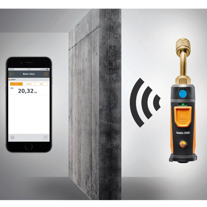 Testo 549i High-Pressure Measuring Instrument  with Smartphone Operation