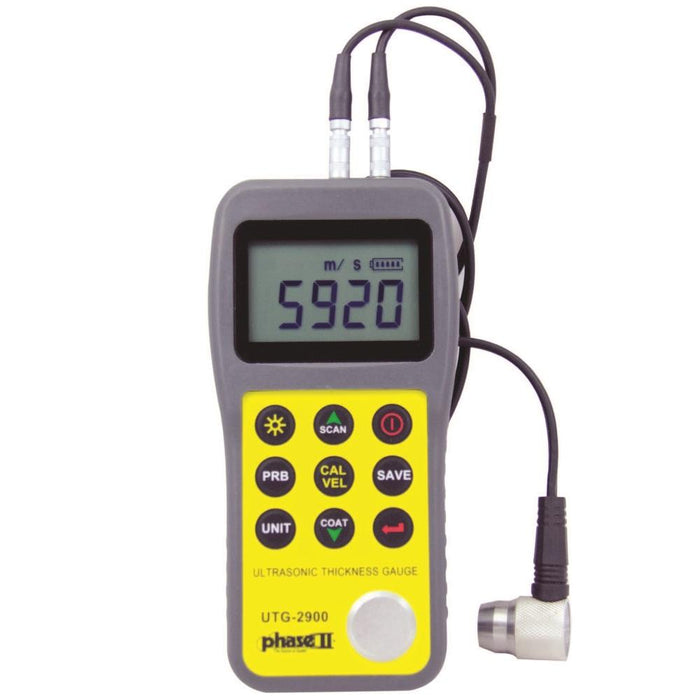 Phase II UTG-2900 : Ultrasonic Thickness Gauge